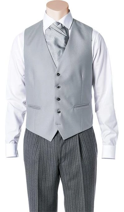 Wilvorst Cut Weste 408230/01/20 A-Line, Wolle, Grau 3 Wilvorst Cut Weste 408230/01/20 A-Line, Wolle, Grau