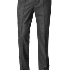 HILTL Hose Milano-U 42053/33802/10 Hose Milano U, Classic Fit, Flanell, Anthrazit meliert, Anthrazit