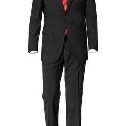 DIGEL Anzug Modern F. 99832/120033+99832/116062/10 Modern Fit, Schurwolle Super100, Schwarz