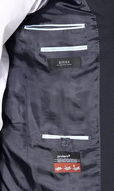 DIGEL Anzug Modern Fit 99976/121058+111066/20 Schurwolle, Nachtblau 6 DIGEL Anzug Modern Fit 99976/121058+111066/20 Schurwolle, Nachtblau – Bild 4