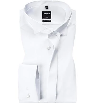 OLYMP Hemd Luxor Modern Fit 0395/65/00 Popeline, Weiß 3 OLYMP Hemd Luxor Modern Fit 0395/65/00 Popeline, Weiß