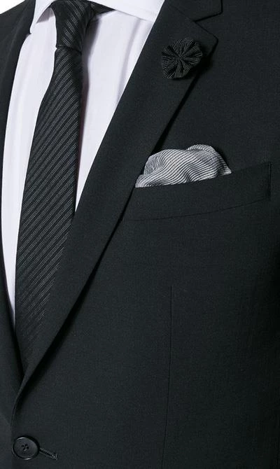 DIGEL Anzug Extra Slim Fit 99849/120108+110049/10 Schurwoll-Stretch, Schwarz 4 DIGEL Anzug Extra Slim Fit 99849/120108+110049/10 Schurwoll-Stretch, Schwarz – Bild 2