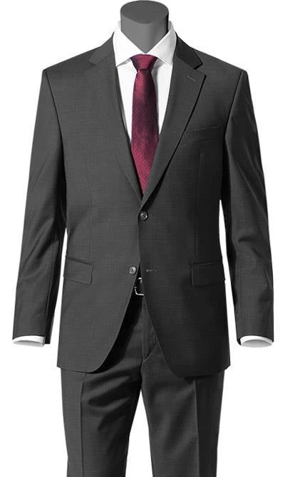 bugatti Anzug Regular Fit 99801/791000+788000/280 Schurwolle, Anthrazit 4 bugatti Anzug Regular Fit 99801/791000+788000/280 Schurwolle, Anthrazit – Bild 2