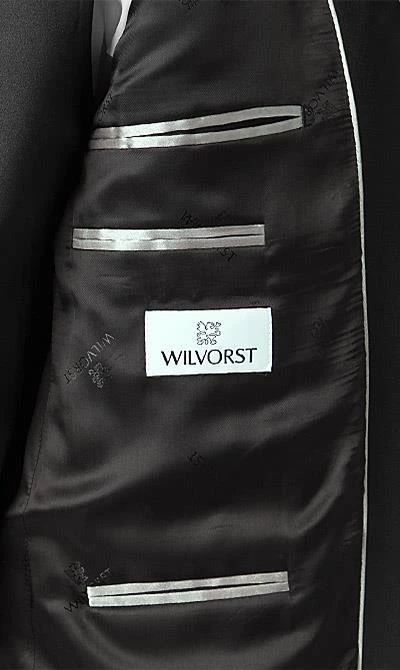 Wilvorst Smoking Juan 401201/01/1500 + 530 Schurwolle Super100, Schwarz 6 Wilvorst Smoking Juan 401201/01/1500 + 530 Schurwolle Super100, Schwarz – Bild 4