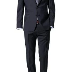 bugatti Anzug Smart Fit 99801/793000+788300/390 Schurwolle, Marineblau, Marine
