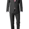 bugatti Anzug Smart Fit 99801/793000+788300/280 Schurwolle, Anthrazit -Anzüge & Westen Schritte 159392 norm