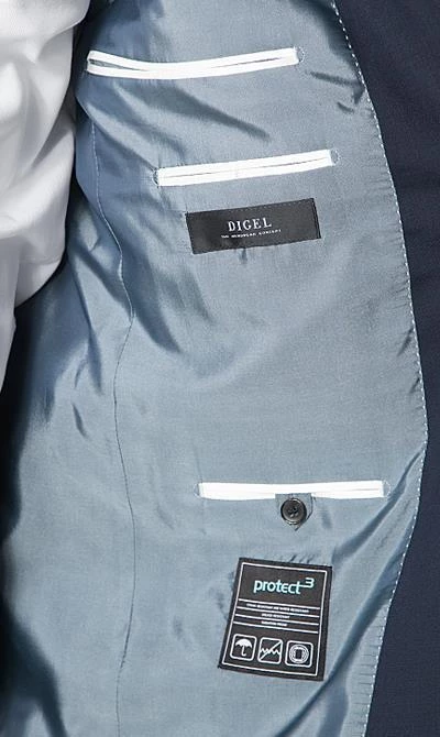 DIGEL Anzug Modern Fit 99976/121016+111066/22 Schurwolle, Nachtblau, Marine 6 DIGEL Anzug Modern Fit 99976/121016+111066/22 Schurwolle, Nachtblau, Marine – Bild 4