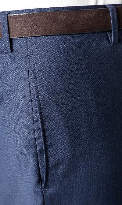 Tommy Hilfiger Tailored Anzug TT67834123 + 25/019 Fitted, Schurwolle Super130, Saphirblau 9 Tommy Hilfiger Tailored Anzug TT67834123 + 25/019 Fitted, Schurwolle Super130, Saphirblau – Bild 7