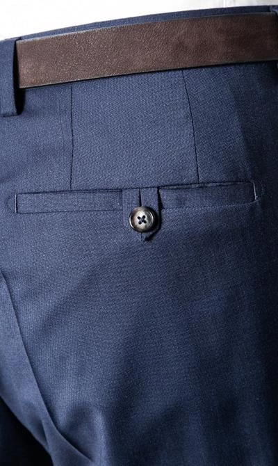 Tommy Hilfiger Tailored Anzug TT67834123 + 25/019 Fitted, Schurwolle Super130, Saphirblau 10 Tommy Hilfiger Tailored Anzug TT67834123 + 25/019 Fitted, Schurwolle Super130, Saphirblau – Bild 8