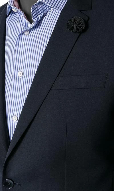 DIGEL Anzug Extra Slim Fit 99849/120108+110049/22 Schurwoll-Stretch, Nachtblau 4 DIGEL Anzug Extra Slim Fit 99849/120108+110049/22 Schurwoll-Stretch, Nachtblau – Bild 2