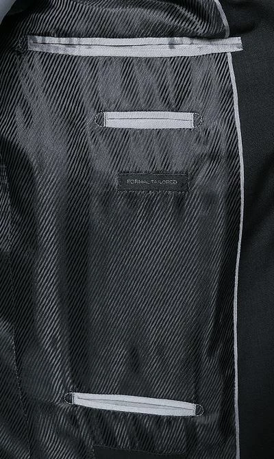 Pierre Cardin Anzug 52250+72002/850/10001/2000 Regular Fit, Schurwolle, Schwarz 7 Pierre Cardin Anzug 52250+72002/850/10001/2000 Regular Fit, Schurwolle, Schwarz – Bild 5