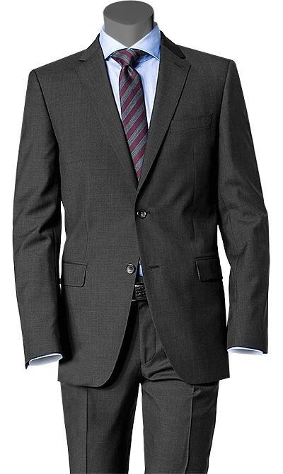 Pierre Cardin Anzug 52250+72002/850/10001/2100 Regular Fit, Schurwolle, Anthrazit 4 Pierre Cardin Anzug 52250+72002/850/10001/2100 Regular Fit, Schurwolle, Anthrazit – Bild 2