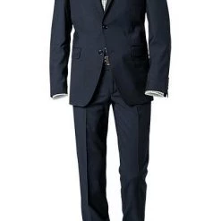Pierre Cardin Anzug 52250+72002/850/10001/3010 Regular Fit, Schurwolle, Nachtblau