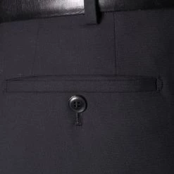 HILTL Hose Piacenza 33349/34600/41 Contemporary Fit, Schurwolle Super120, Marineblau -Anzüge & Westen Schritte 177805 norm4