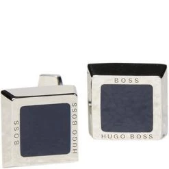 BOSS Manschettenknöpfe Franzisko 50239922/410 Messing, Silber-indigo, Indigo