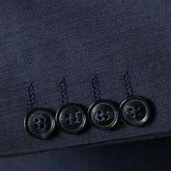 bugatti Anzug Smart Fit 99801/793000+788300/380 Schurwolle Marzotto, Nachtblau -Anzüge & Westen Schritte 183560 norm4