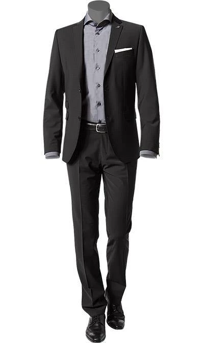 CG Anzug Cliff-Cedric 30-031S0/423622+433063/90 Slim Fit, Schurwoll-Stretch, Schwarz 3 CG Anzug Cliff-Cedric 30-031S0/423622+433063/90 Slim Fit, Schurwoll-Stretch, Schwarz