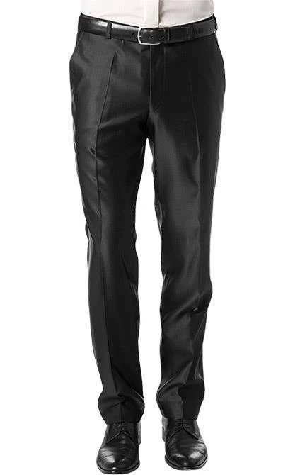 Wilvorst Anzug schwarz 433100/10/17292/222/1 Slim Line, Wolle 9 Wilvorst Anzug schwarz 433100/10/17292/222/1 Slim Line, Wolle – Bild 7