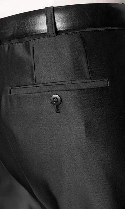 Wilvorst Anzug schwarz 433100/10/17292/222/1 Slim Line, Wolle 11 Wilvorst Anzug schwarz 433100/10/17292/222/1 Slim Line, Wolle – Bild 9