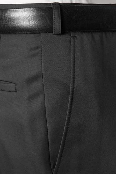 Wilvorst Hose 411100/10/222 Slim Line, Wolle, Schwarz 4 Wilvorst Hose 411100/10/222 Slim Line, Wolle, Schwarz – Bild 2