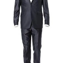 Wilvorst Anzug dunkelblau 433100/32/17292/222/1 Super Slim Line, Wolle