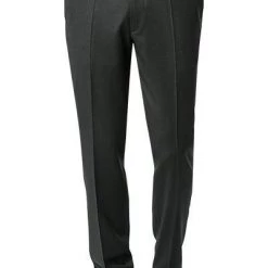 EDUARD DRESSLER Hose Jeff 00211/3B25/25 Shaped Fit, Schurwolle Super110, Anthrazit meliert, Anthrazit