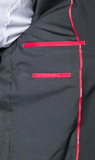 CG Anzug schwarz 20/023S0/423562+433053/90 Slim Fit, Schurwolle, Schwarz meliert 7 CG Anzug schwarz 20/023S0/423562+433053/90 Slim Fit, Schurwolle, Schwarz meliert – Bild 5