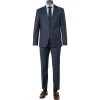 Pierre Cardin Anzug 52250/850+72002/850/56061/3101 Regular Fit, Schurwolle, Saphirblau meliert, Saphirblau -Anzüge & Westen Schritte 192163 master