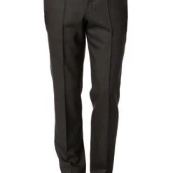 HILTL Hose Piacenza 22124/34600/30 Flanell waschbar, Kaffeebraun meliert, Kaffeebraun