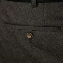 HILTL Hose Piacenza 22124/34600/30 Flanell waschbar, Kaffeebraun meliert, Kaffeebraun -Anzüge & Westen Schritte 192273 norm3