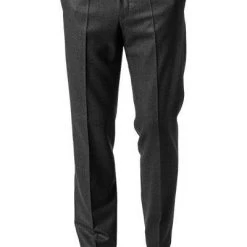 HILTL Hose Piacenza 42053/34600/10 Regular Fit, Flanell, Anthrazit meliert, Anthrazit