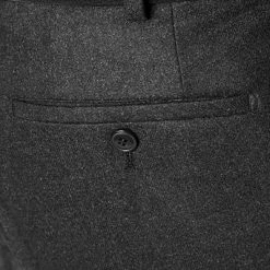 HILTL Hose Piacenza 42053/34600/10 Regular Fit, Flanell, Anthrazit meliert, Anthrazit -Anzüge & Westen Schritte 192276 norm3