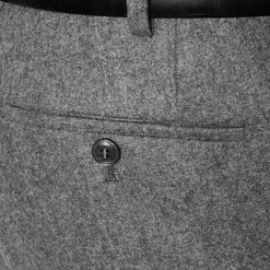 HILTL Hose Piacenza 42053/34600/14 Regular Fit, Flanell, Hellgrau meliert, Hellgrau -Anzüge & Westen Schritte 192277 norm3