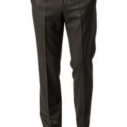 HILTL Hose Piacenza 42053/34600/30 Regular Fit, Flanell, Kaffeebraun meliert, Kaffeebraun