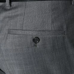 Pierre Cardin Anzug 52250+72002/850/56061/2400 Regular Fit, Schurwolle, Grau meliert, Grau -Anzüge & Westen Schritte 192687 norm8