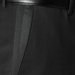 CINQUE Smoking Hose Ciarezzo-H 2165/1210/991 Slim Fit, Schurwolle, Schwarz -Anzüge & Westen Schritte 196440 norm2