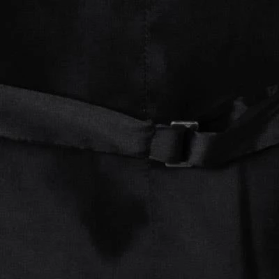 CINQUE Smoking Weste Ciarezzo-W 2665/1210/991 Slim Fit, Schurwolle, Schwarz 5 CINQUE Smoking Weste Ciarezzo-W 2665/1210/991 Slim Fit, Schurwolle, Schwarz – Bild 3