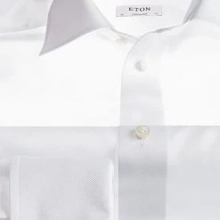 ETON Contemporary Kent 3100/79312/00 Hemd, Contemporary Fit, Twill, Weiß