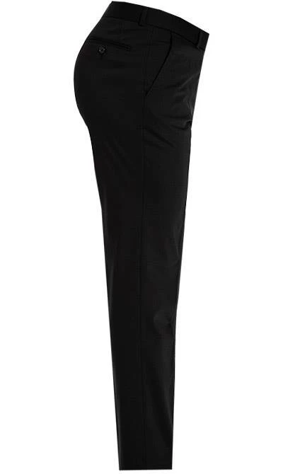Carl Gross Anzug 30/015S0/324932+338303/90 Modern Fit, Schurwoll-Stretch, Schwarz 11 Carl Gross Anzug 30/015S0/324932+338303/90 Modern Fit, Schurwoll-Stretch, Schwarz – Bild 9