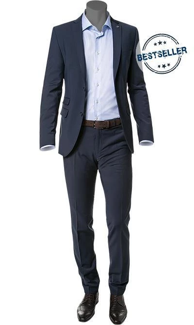 CG Anzug Cliff-Cedric 30-031S0/423622+433063/62 Slim Fit, Schurwoll-Stretch, Marine 4 CG Anzug Cliff-Cedric 30-031S0/423622+433063/62 Slim Fit, Schurwoll-Stretch, Marine – Bild 2