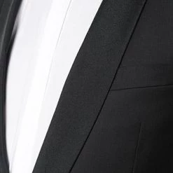 Pierre Cardin Smoking 51068+72740/000/66801/2000 Slim Fit, Schurwolle Super120, Schwarz -Anzüge & Westen Schritte 201384 norm3