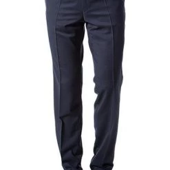 Carl Gross Hose Sascha 40/017S1/332023/63 Modern Fit, Schurwolle Super120, Dunkelblau meliert, Marine