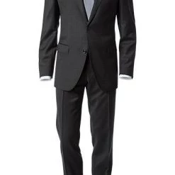 Carl Gross Anzug 40/017S1/323012+332023/83 Modern Fit, Schurwolle Super120, Anthrazit meliert, Anthrazit