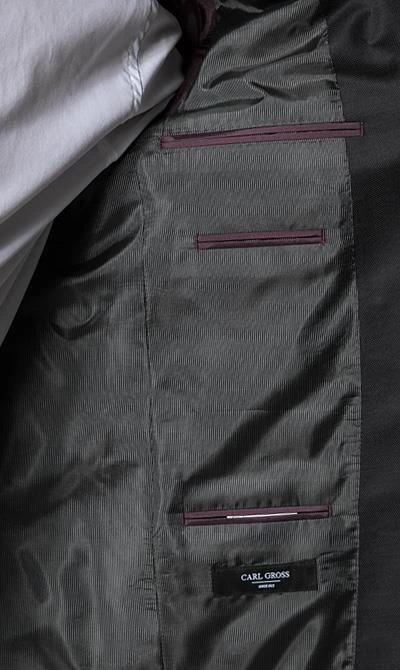 Carl Gross Anzug 40/017S1/323012+332023/83 Modern Fit, Schurwolle Super120, Anthrazit meliert, Anthrazit 7 Carl Gross Anzug 40/017S1/323012+332023/83 Modern Fit, Schurwolle Super120, Anthrazit meliert, Anthrazit – Bild 5