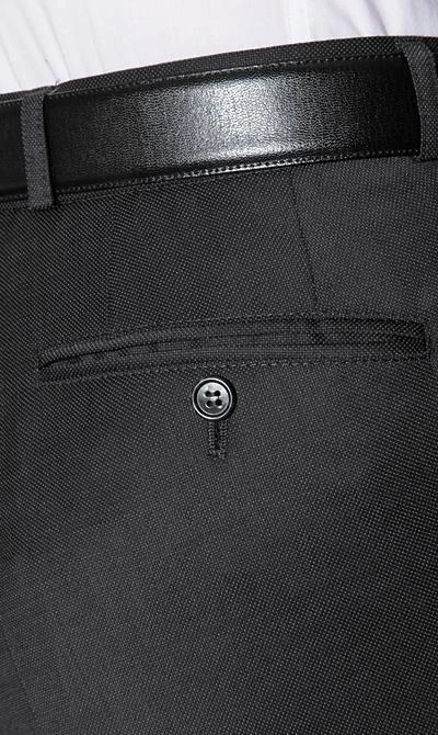 Carl Gross Anzug 40/017S1/323012+332023/83 Modern Fit, Schurwolle Super120, Anthrazit meliert, Anthrazit 10 Carl Gross Anzug 40/017S1/323012+332023/83 Modern Fit, Schurwolle Super120, Anthrazit meliert, Anthrazit – Bild 8