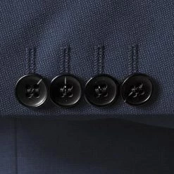 Carl Gross Anzug 40/017S1/323012+332023/63 Modern Fit, Schurwolle Super120, Dunkelblau meliert, Marine -Anzüge & Westen Schritte 204426 norm4