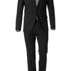 ROY ROBSON Anzug 5042/2002+0240/001 Slim Fit, Schurwolle, Schwarz