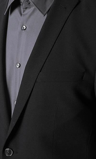 ROY ROBSON Anzug 5042/2002+0240/001 Slim Fit, Schurwolle, Schwarz 4 ROY ROBSON Anzug 5042/2002+0240/001 Slim Fit, Schurwolle, Schwarz – Bild 2