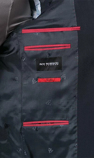ROY ROBSON Anzug 5042/2002+0240/019 Slim Fit, Schurwolle, Dunkelblau, Marine 6 ROY ROBSON Anzug 5042/2002+0240/019 Slim Fit, Schurwolle, Dunkelblau, Marine – Bild 4