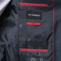 ROY ROBSON Anzug 5067/2042+0240/018 Slim Fit, Schurwolle Super110, Dunkelblau meliert, Dunkelblau -Anzüge & Westen Schritte 206471 norm4